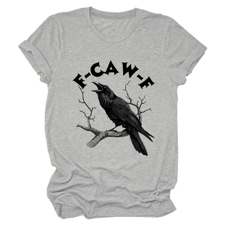 🤩Surprise Price: Only £14.99!!🖤🐦⬛F-Caw-F Funny Crow T-shirt
