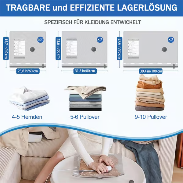 ⏰2025 News 50% discount Limited time🔥USB Electric Vacuum Compression Bag - Save space and travel light!