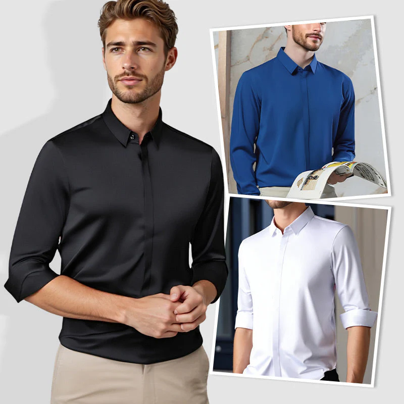 🔥 LAST DAY PROMOTION - 50%OFF 🔥Hot Sale🔥Men's Wrinkle-Free Button-Down Shirt