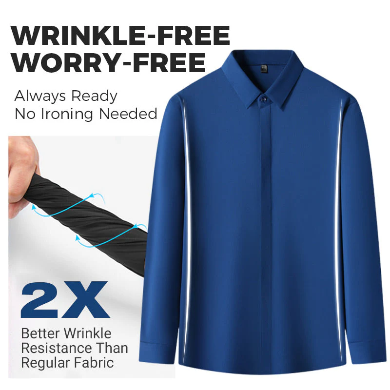 🔥 LAST DAY PROMOTION - 50%OFF 🔥Hot Sale🔥Men's Wrinkle-Free Button-Down Shirt