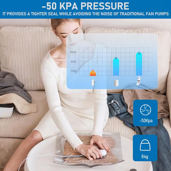 ⏰2025 News 50% discount Limited time🔥USB Electric Vacuum Compression Bag - Save space and travel light!