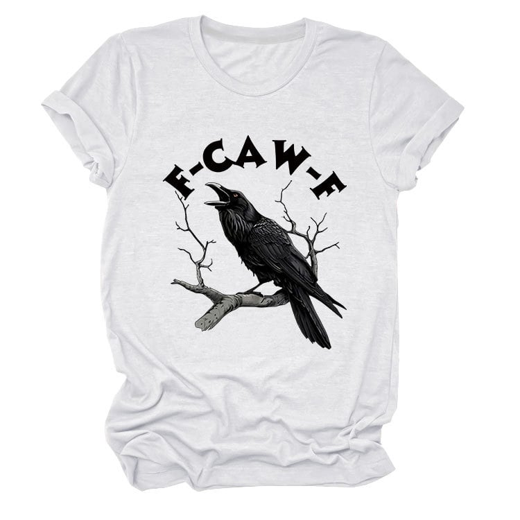🤩Surprise Price: Only £14.99!!🖤🐦⬛F-Caw-F Funny Crow T-shirt