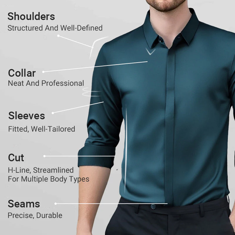 🔥 LAST DAY PROMOTION - 50%OFF 🔥Hot Sale🔥Men's Wrinkle-Free Button-Down Shirt