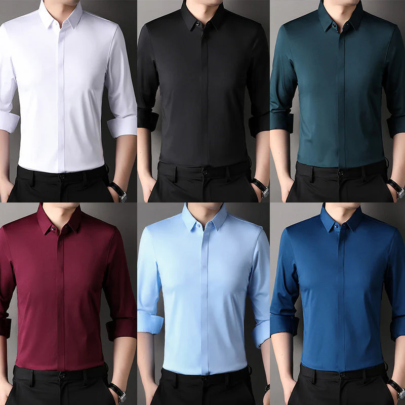 🔥 LAST DAY PROMOTION - 50%OFF 🔥Hot Sale🔥Men's Wrinkle-Free Button-Down Shirt