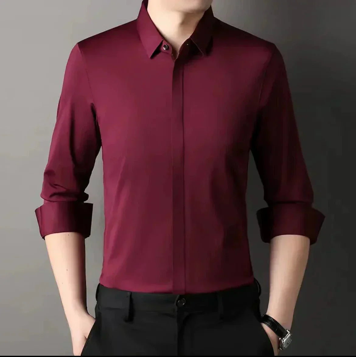 🔥 LAST DAY PROMOTION - 50%OFF 🔥Hot Sale🔥Men's Wrinkle-Free Button-Down Shirt