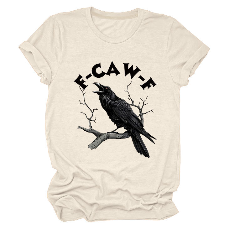 🤩Surprise Price: Only £14.99!!🖤🐦⬛F-Caw-F Funny Crow T-shirt