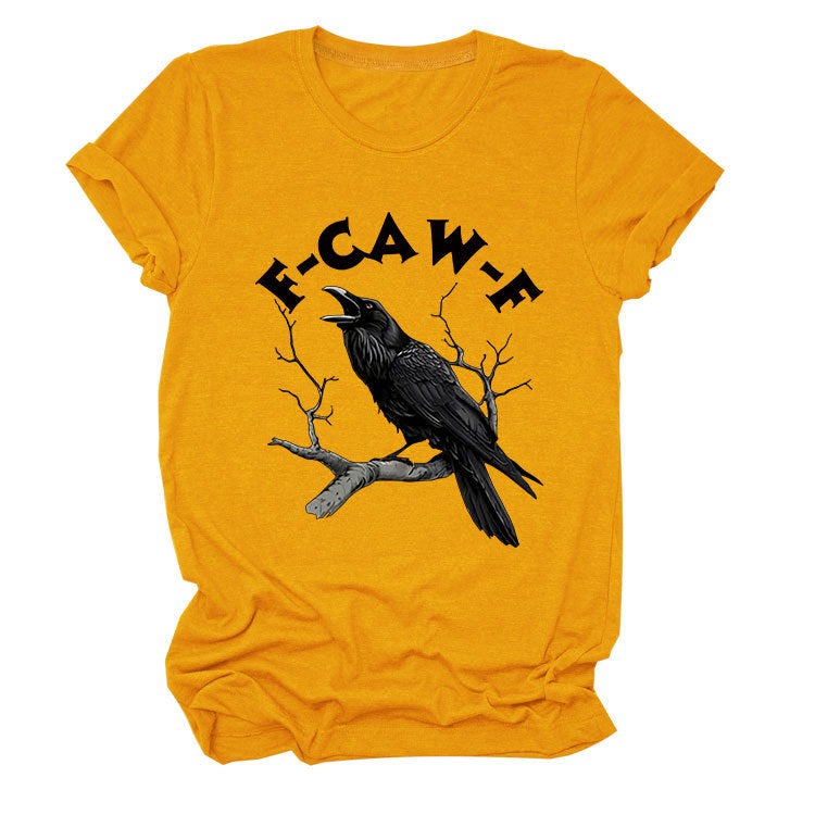 🤩Surprise Price: Only £14.99!!🖤🐦⬛F-Caw-F Funny Crow T-shirt