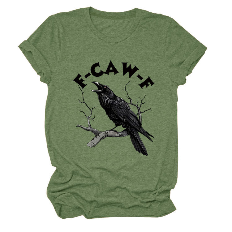 🤩Surprise Price: Only £14.99!!🖤🐦⬛F-Caw-F Funny Crow T-shirt