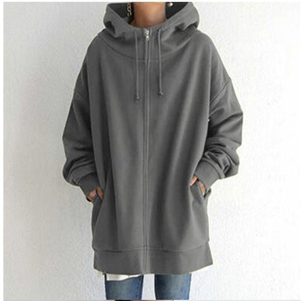 50% OFF🌷Women's Autumn/Winter Zipper Hooded Sweater