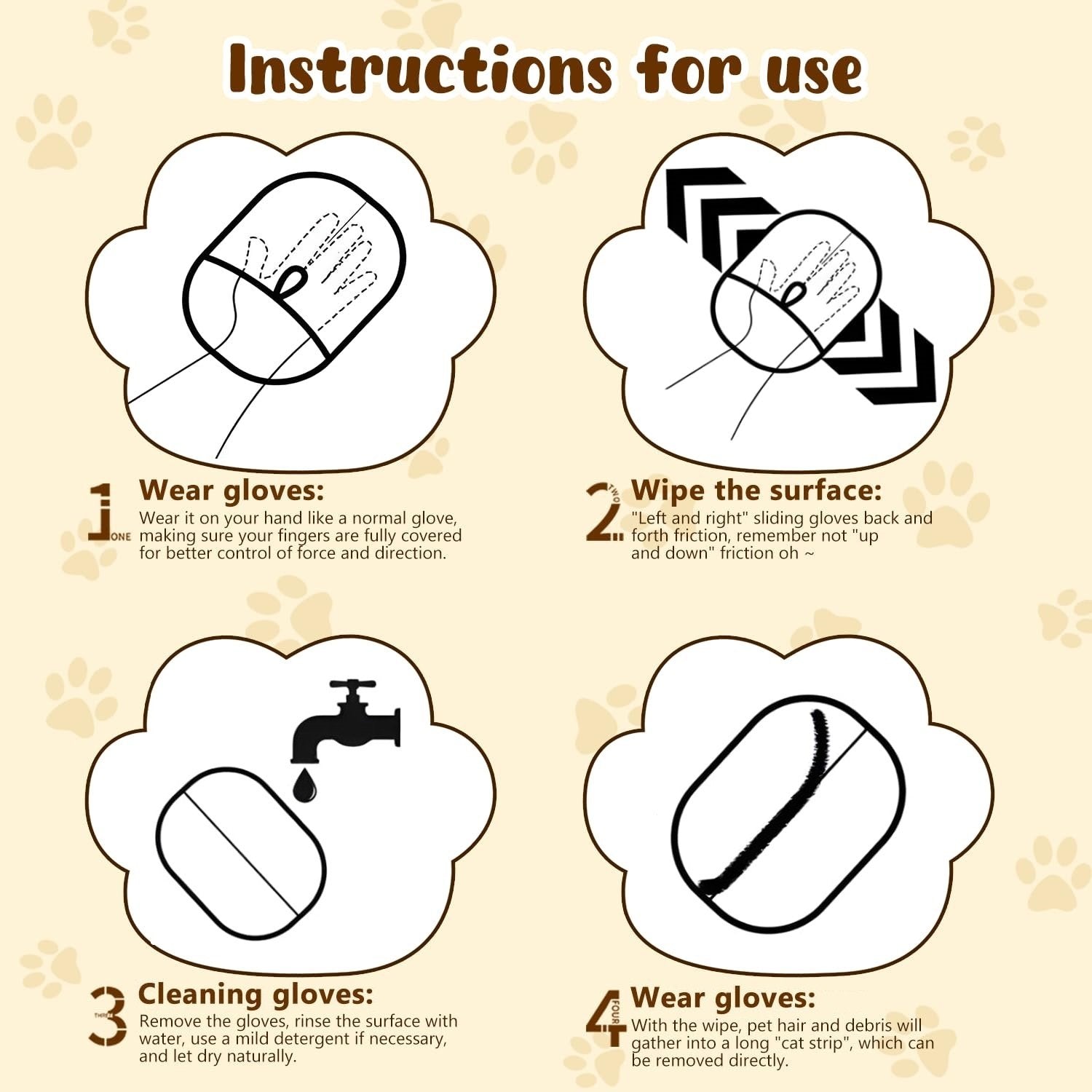 ⏳2025 New-Save 50%✨️Pet Hair Removal Glove