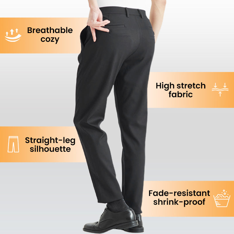🔥 LAST DAY PROMOTION - 50%OFF 🔥👑Fliwos® Men's  Stretch Iron-free Dress Pants