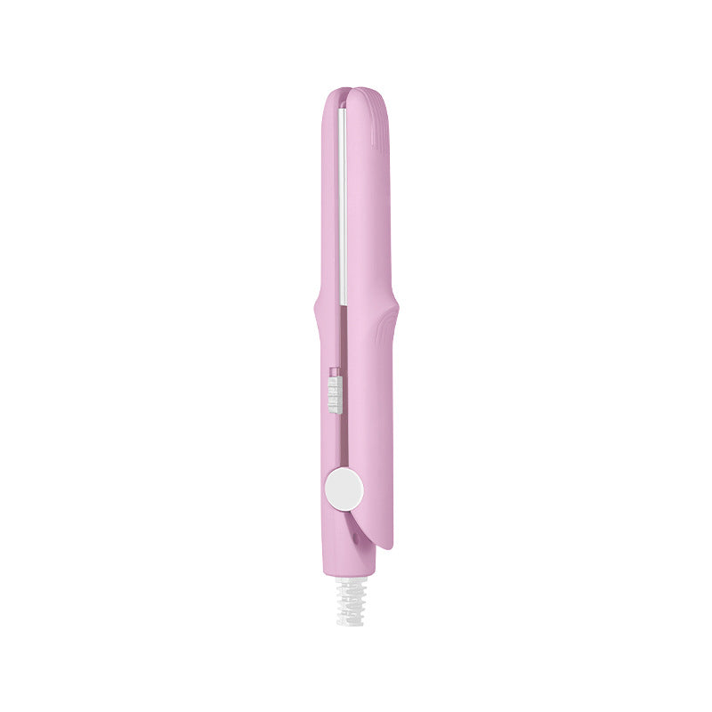 🔥Limited stock available 50% OFF🔥2-in-1 Mini Curling Wand & Flat Iron Hair Straightener