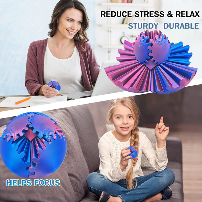 😍😍Buy 1 Get 1 Free🎅 The Steampunk Whirling Wonder Fidget (Gear Ball),Develop children's spatial imagination