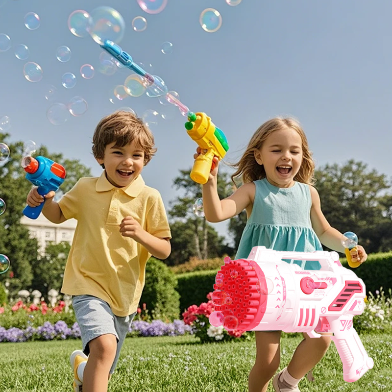 ✨Flash Sale! 50% Off✨Joyful Fun 69 Holes Pistol-Type Bubble Machine🚀Free shipping🚀