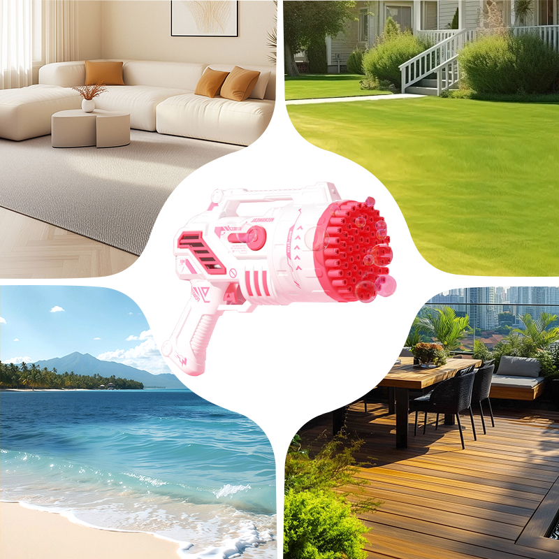 ✨Flash Sale! 50% Off✨Joyful Fun 69 Holes Pistol-Type Bubble Machine🚀Free shipping🚀