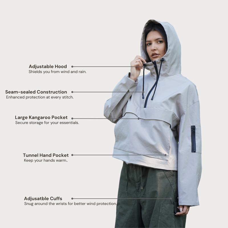 🔥🔥Last day 50% off discount⛰️3-in-1 Waterproof Women's Jacket – Rain, Wind & Cold, All Covered