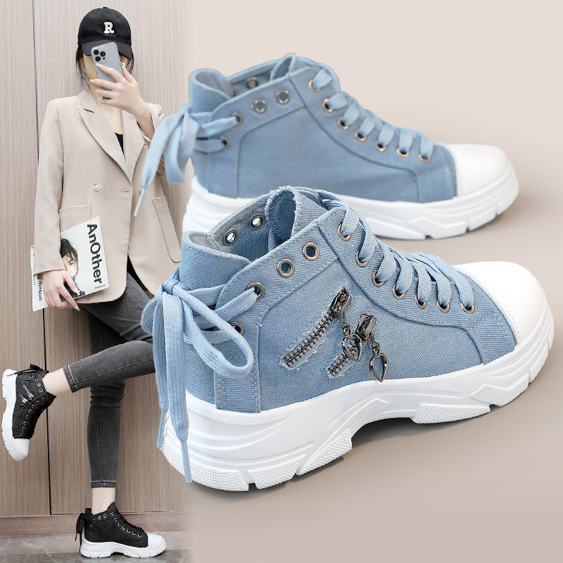 💥💥💥Last day 50% off🔥🔥Women's Casual Chunky-Soled Canvas Shoes