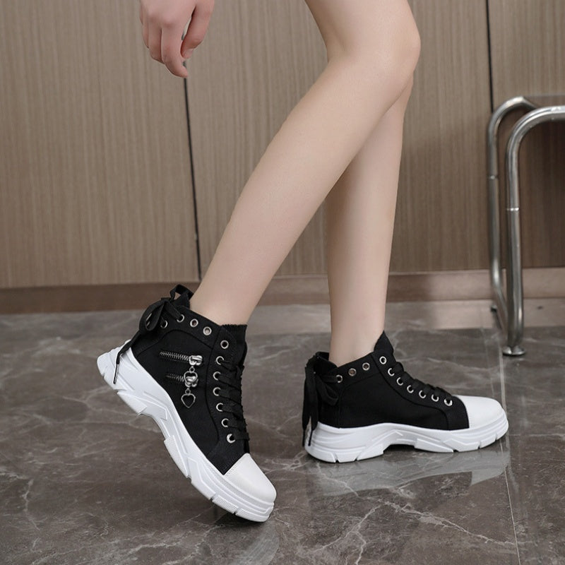 💥💥💥Last day 50% off🔥🔥Women's Casual Chunky-Soled Canvas Shoes