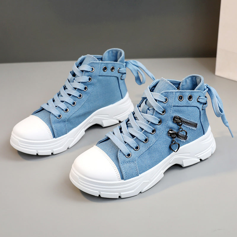 💥💥💥Last day 50% off🔥🔥Women's Casual Chunky-Soled Canvas Shoes