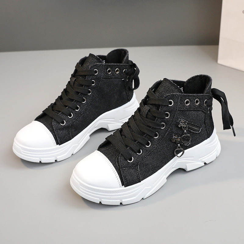 💥💥💥Last day 50% off🔥🔥Women's Casual Chunky-Soled Canvas Shoes