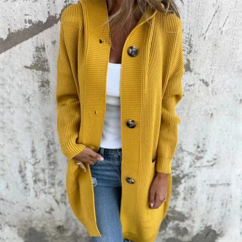 🔥FREE SHOPPING🔥🍂Autumn Special Offer 50% OFF💓Women's Button-Down Hooded Cardigan