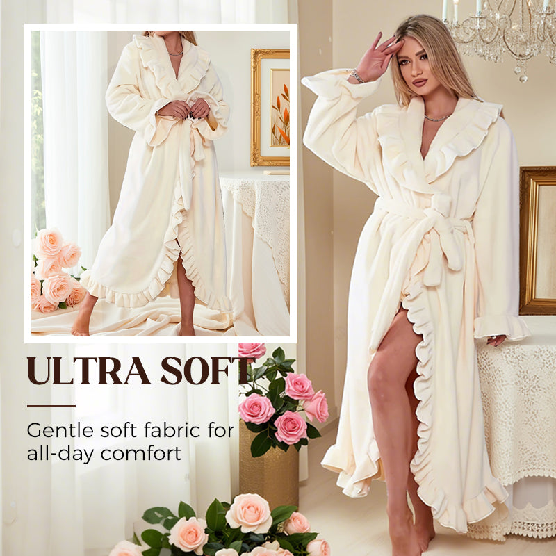 🔥 LAST DAY PROMOTION - 50%OFF 🔥🔥✨Soft Fluffy Bathrobe 🧖♀️ – Skin-Friendly Fabric, Cozy Warmth for Post-Shower