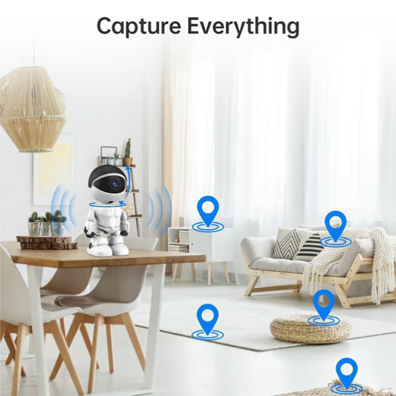 Wireless Indoor Motion Detection Robot Camera