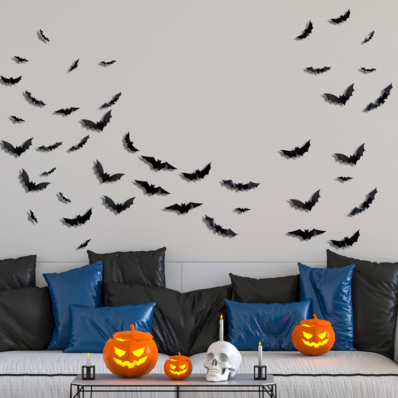 🎃👻LAST DAY PROMOTION - 50%OFF💜🦇Halloween 3D Lighted Bats