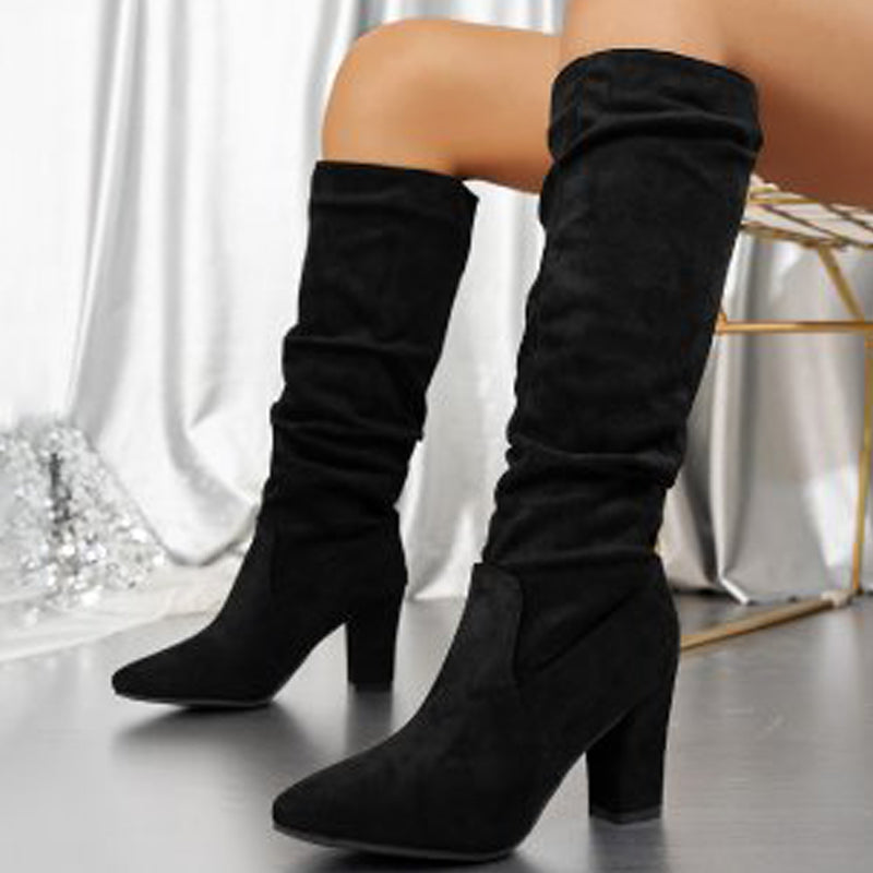 🔥Limited quantity, while stocks last🔥Women’s Stylish Solid Color High Heel Boots