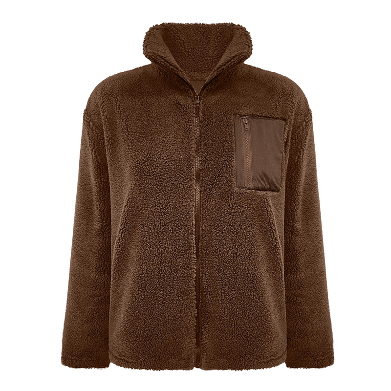 🎉Winter Hot Sale 50% Off🌹Women’s Warm Zip-Up Coat with Chest Pocket