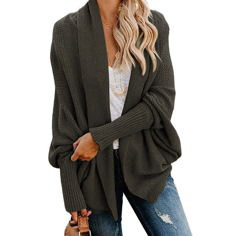🔥FREE SHOPPING🔥🧥 Long Sleeve Knitted Cardigan – Oversized Fit, Lightweight Warmth for Layering with Tees/Sweaters ✨