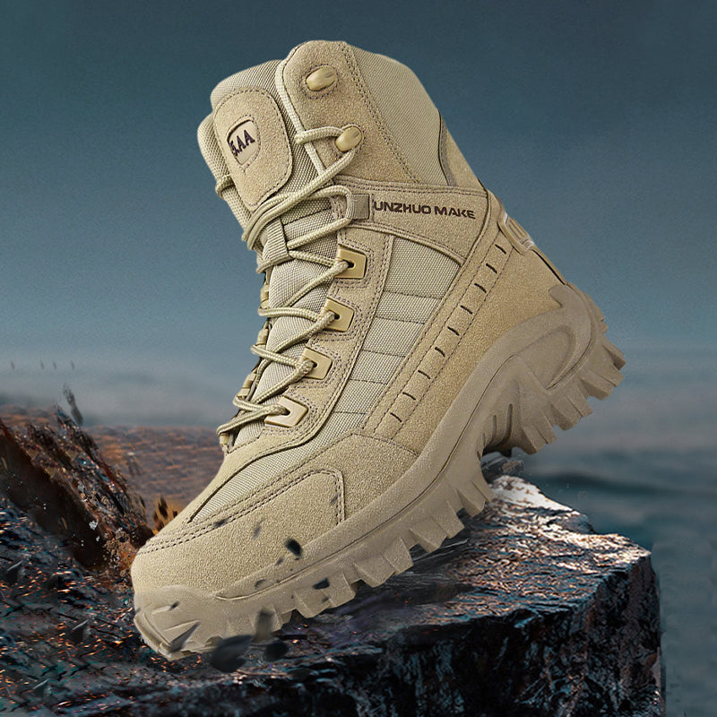 🔥🛡️Military Grade Quality 50% OFF Sale🔥 Waterproof and Non-Slip High Top Tactical Sports Boots (Improved Durability)