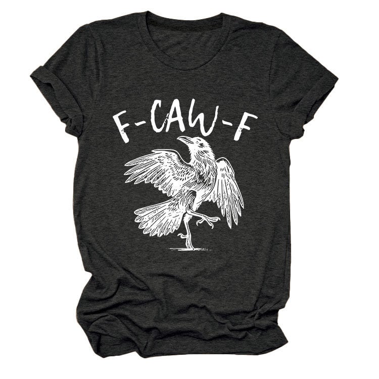 🔥Surprise Price: Only £14.99!!🔥Humorous Crow Graphic T-Shirt – Say It With a Caw!🖤🐦‍⬛