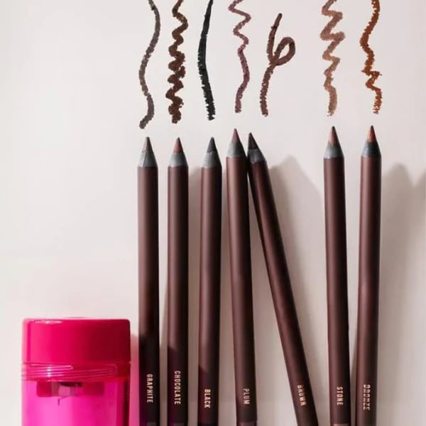 ONLY £8.99🔥Buy 1 Get 1 Free🔥🌟24 HR Waterproof Eyeliner Duo Sharpenable Eye Pencil💦Free makeup pencil sharpener