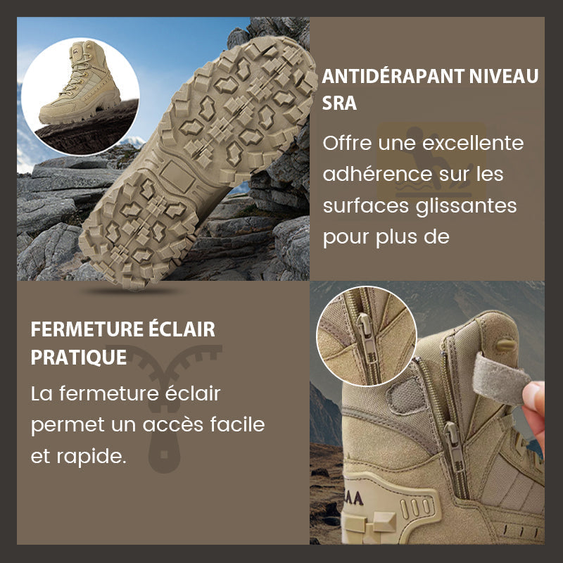 🔥🛡️Military Grade Quality 50% OFF Sale🔥 Waterproof and Non-Slip High Top Tactical Sports Boots (Improved Durability)