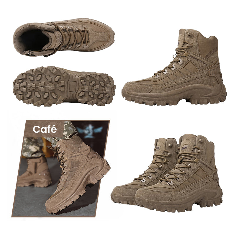 🔥🛡️Military Grade Quality 50% OFF Sale🔥 Waterproof and Non-Slip High Top Tactical Sports Boots (Improved Durability)