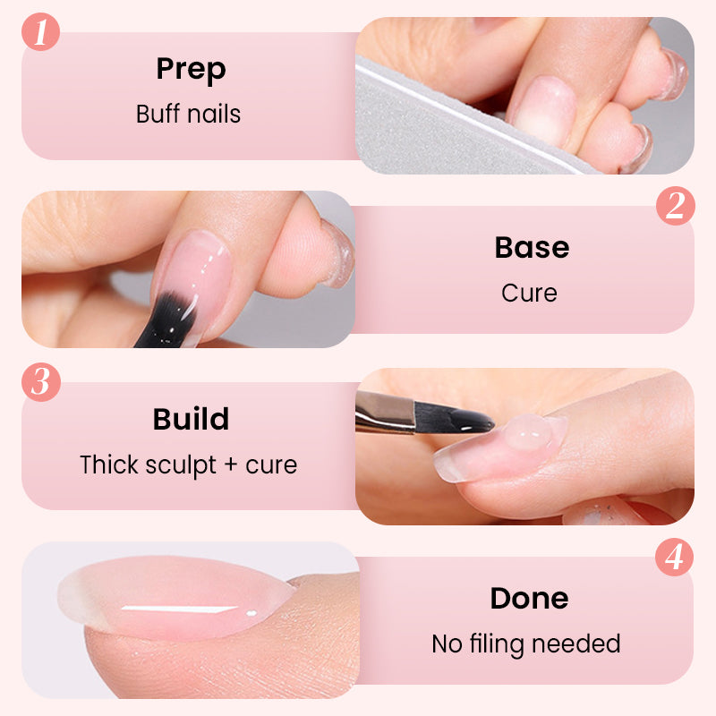 🎉Buy 2 Get 1 Free💅High-transparency 3-in-1 multi-purpose nail-builder Gel.