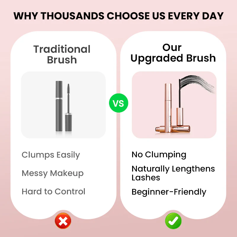 🔥 LAST DAY PROMOTION - 50%OFF 🔥Waterproofing and Anti-sweats and Long Curls for Long-lasting Styling Mascara