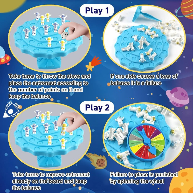 🔥LAST DAY SALE 50% OFF🔥Balance Spaceman Stacking Game – Interactive STEM Toy for Kids & Parents