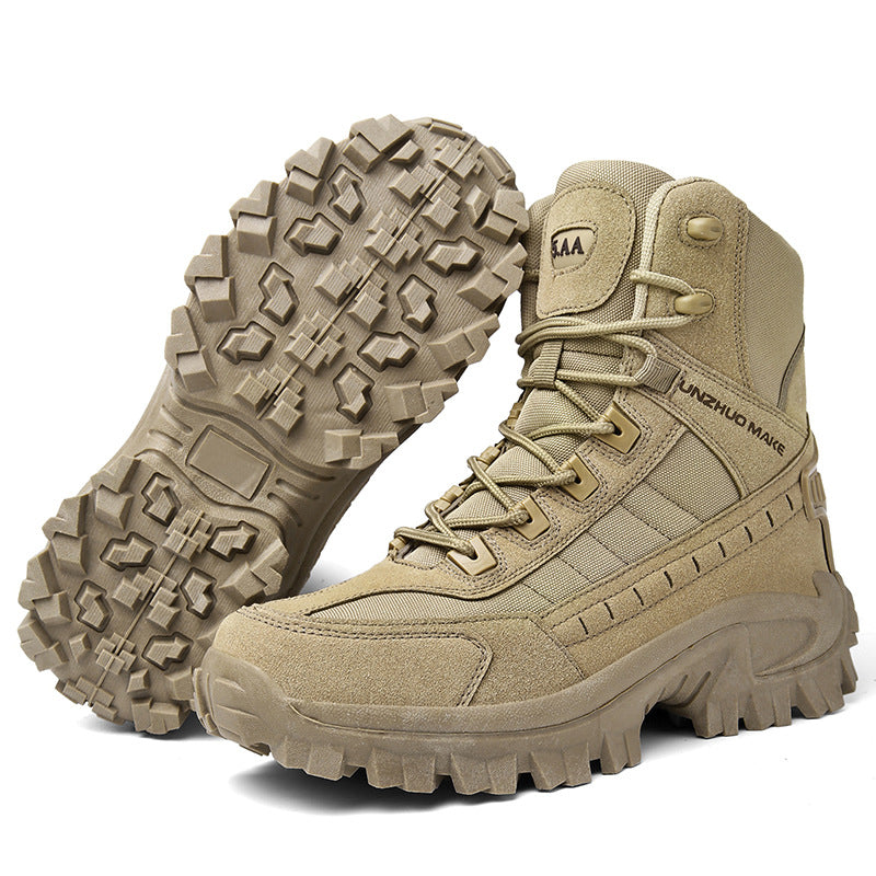 🔥🛡️Military Grade Quality 50% OFF Sale🔥 Waterproof and Non-Slip High Top Tactical Sports Boots (Improved Durability)