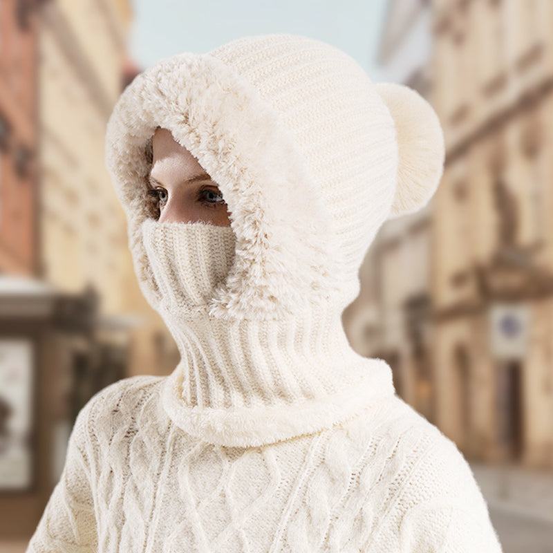 👛 50% OFF NOW! 💖Women's Winter One-Piece Knitted Beanie Scarf Mask
