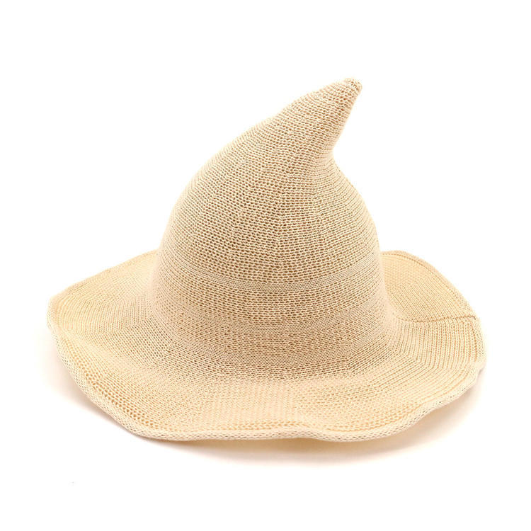🔥Last Day 50% OFF👻Women Gothic Knitting Black Wizard Hat