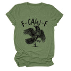 🔥Surprise Price: Only £14.99!!🔥Humorous Crow Graphic T-Shirt – Say It With a Caw!🖤🐦‍⬛