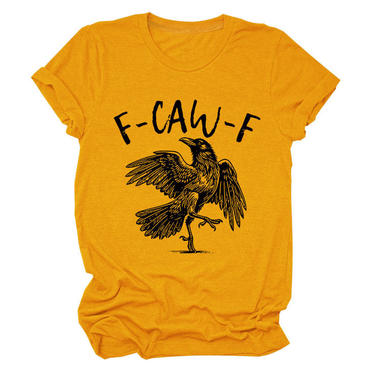 🔥Surprise Price: Only £14.99!!🔥Humorous Crow Graphic T-Shirt – Say It With a Caw!🖤🐦‍⬛