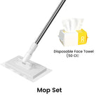 💥Hot Sale-50 discount 💥Disposable Dust Mop with 4 Reusable Cloths