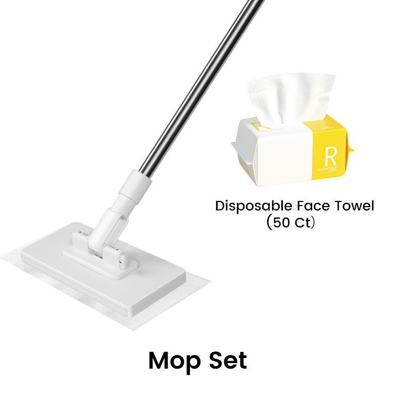 💥Hot Sale-50 discount 💥Disposable Dust Mop with 4 Reusable Cloths