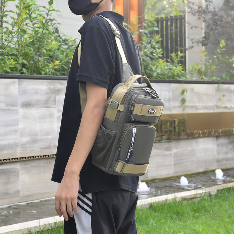 💼 50% OFF! 🔥 2025 Adjustable Oxford Cloth Casual Chest Bag – Stylish & Durable ✨