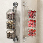 🔥 2025 Hot Sale 50% OFF🔥Perforated suction cup spice storage rack