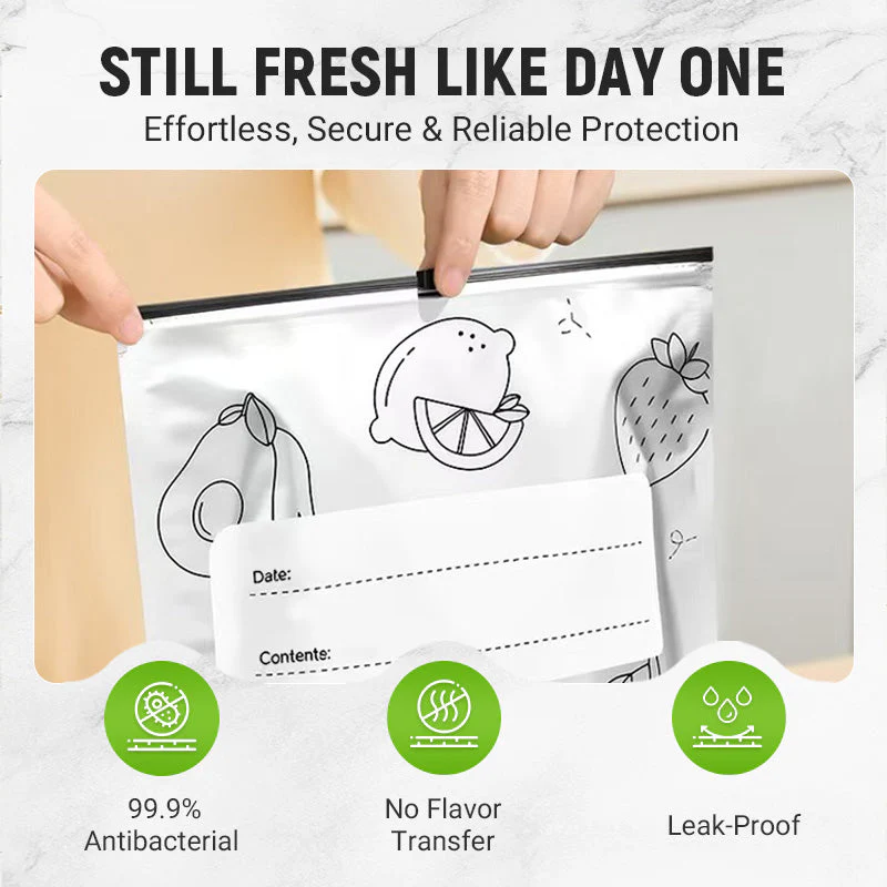 🍗50% off, while stocks last!🥦Reusable Aluminum Foil Sealable Storage Bags
