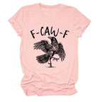🔥Surprise Price: Only £14.99!!🔥Humorous Crow Graphic T-Shirt – Say It With a Caw!🖤🐦‍⬛